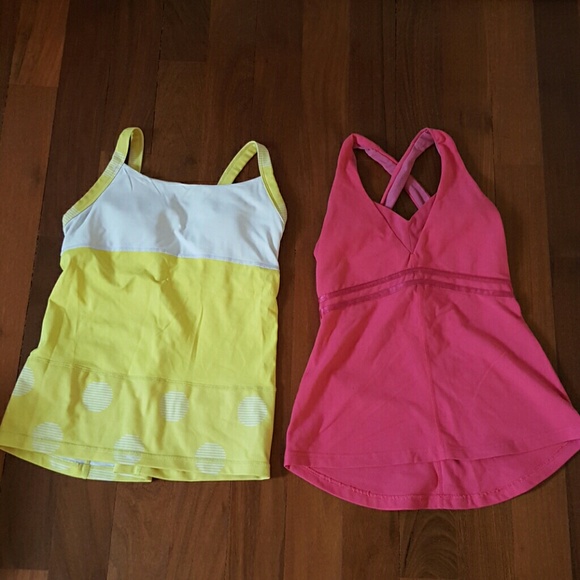 Two Lululemon Tank Tops Size 4