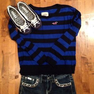 ✨Navy & Blue Striped Sweater✨