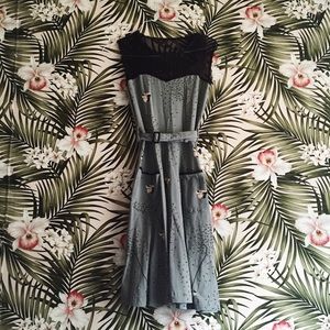 Anthropologie A-line Midi Dress