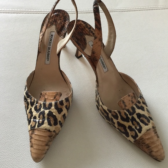 Manolo Blahnik sling backs