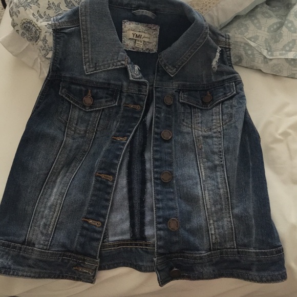 Jean vest from Charlotte Russe!