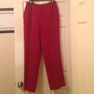 Red slacks
