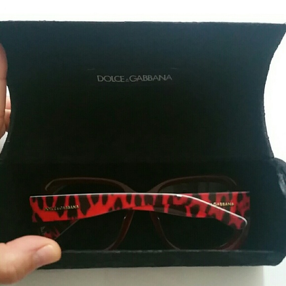 Dolce and Gabbana Runway red sunglasses main image 4