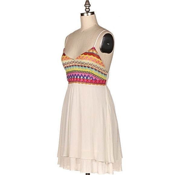 SOLD OUT - Embroidered Boho Dress - Picture 2 of 5