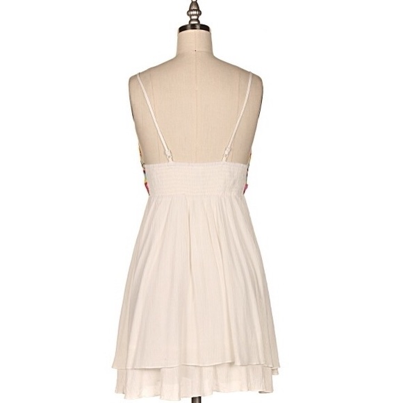 SOLD OUT - Embroidered Boho Dress - Picture 3 of 5