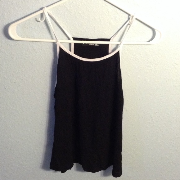 Spaghetti strap halter tank top