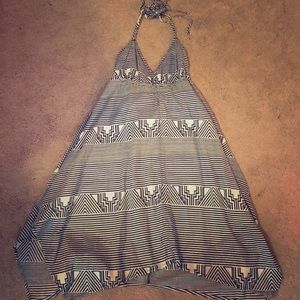 Volcom black and white dress small NWOT