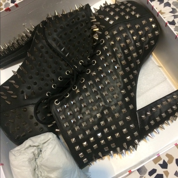 Jeffrey Campbell Black Spike Bootie