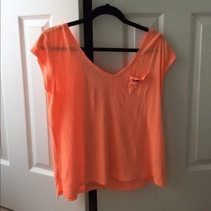 Orange tee from hollister