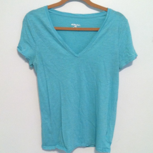 Merona slouchy aqua t-shirt
