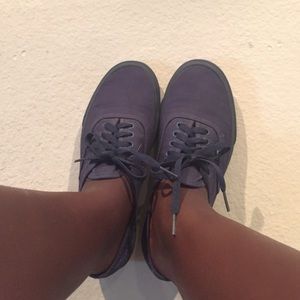 Exclusive all navy blue vans