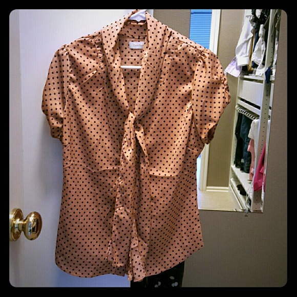 NWOT Costa Blanca peach dressy top - Picture 1 of 4