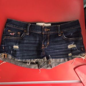 hollister jean shorts