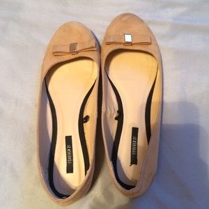 Forever 21 Nude/Suede Flats