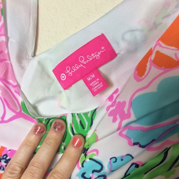 Lilly Pulitzer for Target Dresses - Lilly Pulitzer for Target Nosie Posey Satin Dress Lilly Pulitzer for Target Dresses - Lilly Pulitzer for Target Nosie Posey Satin Dress