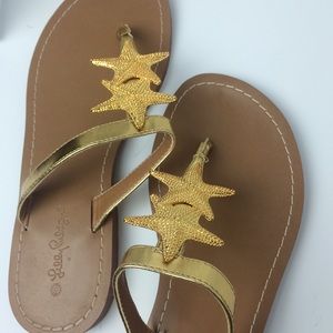 Lilly Pulitzer for Target Shoes - Lilly Pulitzer for Target Gold Starfish Sandals Lilly Pulitzer for Target Shoes - Lilly Pulitzer for Target Gold Starfish Sandals