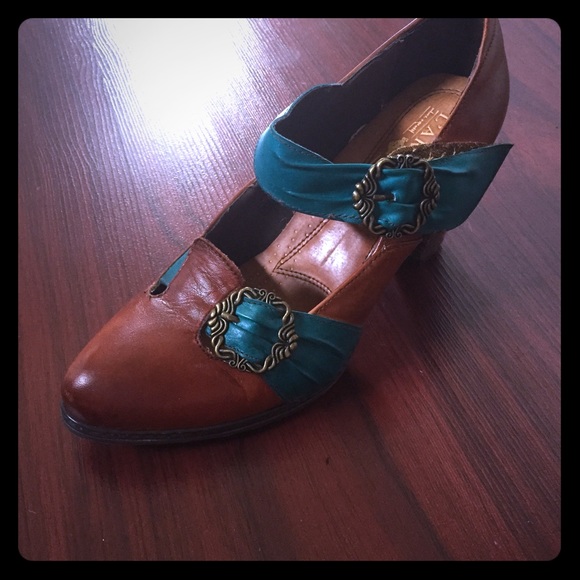 Spring step heels
