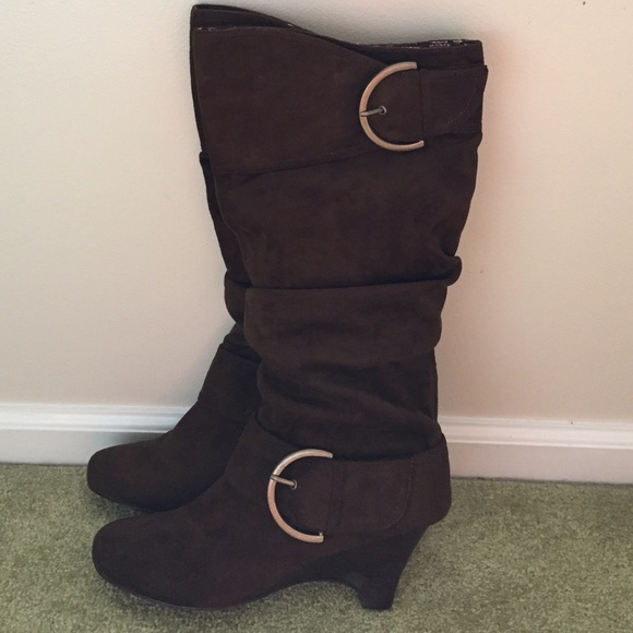 Naughty Monkey Brown suede boots