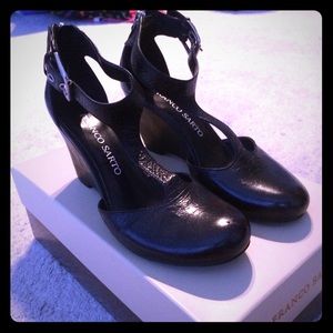 Franco Sarto Black Heels