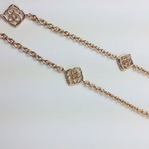 Kendra Scott Jewelry - Kendra Scott Devalyn Long Necklace in Rose Gold Kendra Scott Jewelry - Kendra Scott Devalyn Long Necklace in Rose Gold