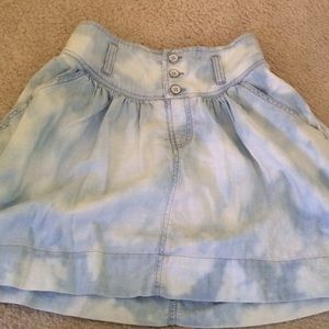 American Eagle Light Wash Skirt