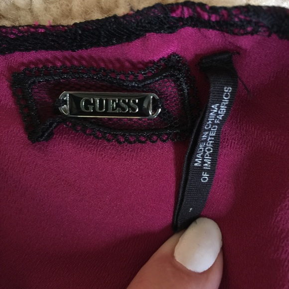 Guess magenta short dress - Picture 3 of 3