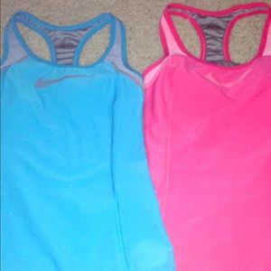 2 Nike Dri Fit tanks