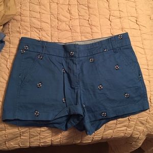 J. Crew Chino Patterned Shorts