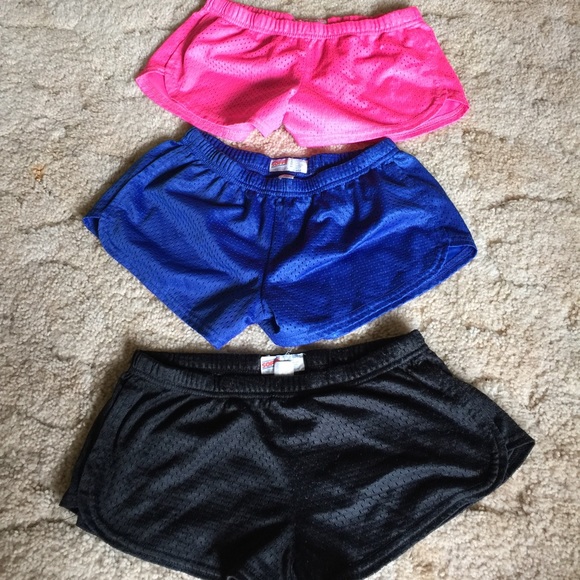 Three pairs of comfortable running shorts