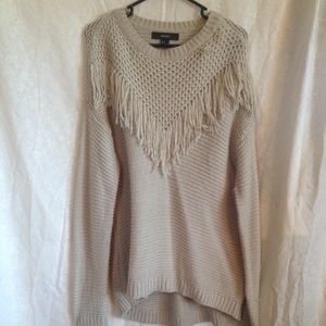 Forever 21 fringe sweater
