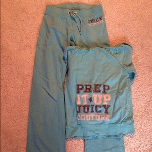 Juicy Couture Baby Blue Gym Suit