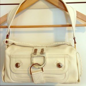 White Dior Handbag
