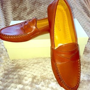 Cole Haan NWOT brown driving loafers