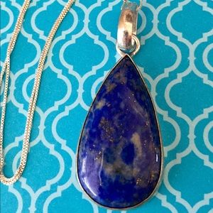 Genuine 10.5g Blue Lapis Lazuli Large Pendant