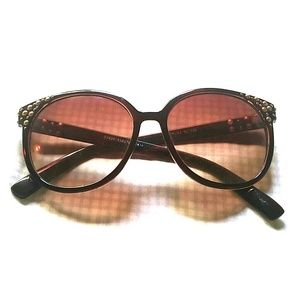 Brown Studded Sunglasses