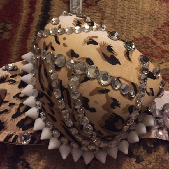 Custom Gem Studded Size 34b - Picture 2 of 4