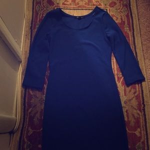 Royal Blue Forever21 Bodycon Dress