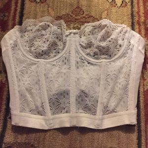Vintage White Corset size 34B