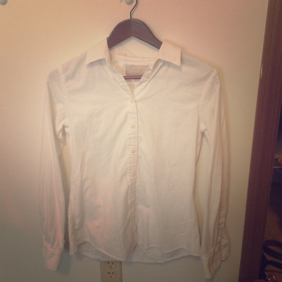 White oxford shirt
