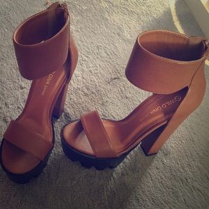 Wild Diva Lounge Chunky Heels
