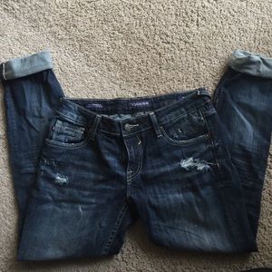 VIGOSS cuffed skinny jeans