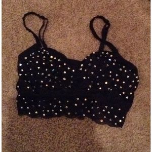 VS PINK RHINESTONE BRALETTE