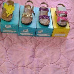 Little girls sandals bundle.