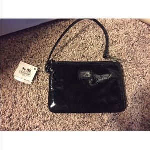 Black Coach Wristlet