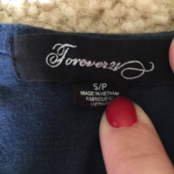 Forever 21 blue and white dress - Picture 2 of 2