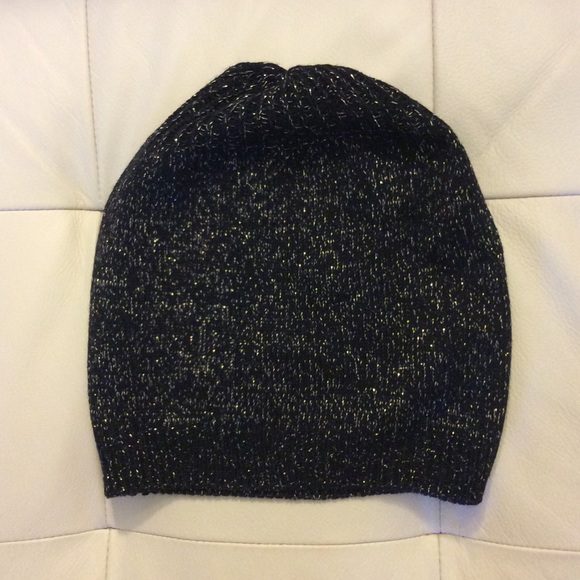 Black Beanie w/ Gold Specks