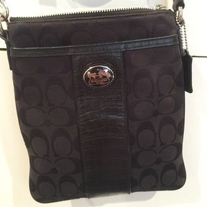 NWOT black coach cross body