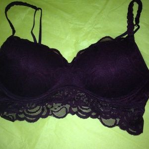 Pink push up bralette