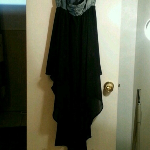 Jean high-low dress - Picture 2 of 4