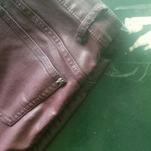 MUST GO!!! Victoria's Secret Coated Jeans, Size 12